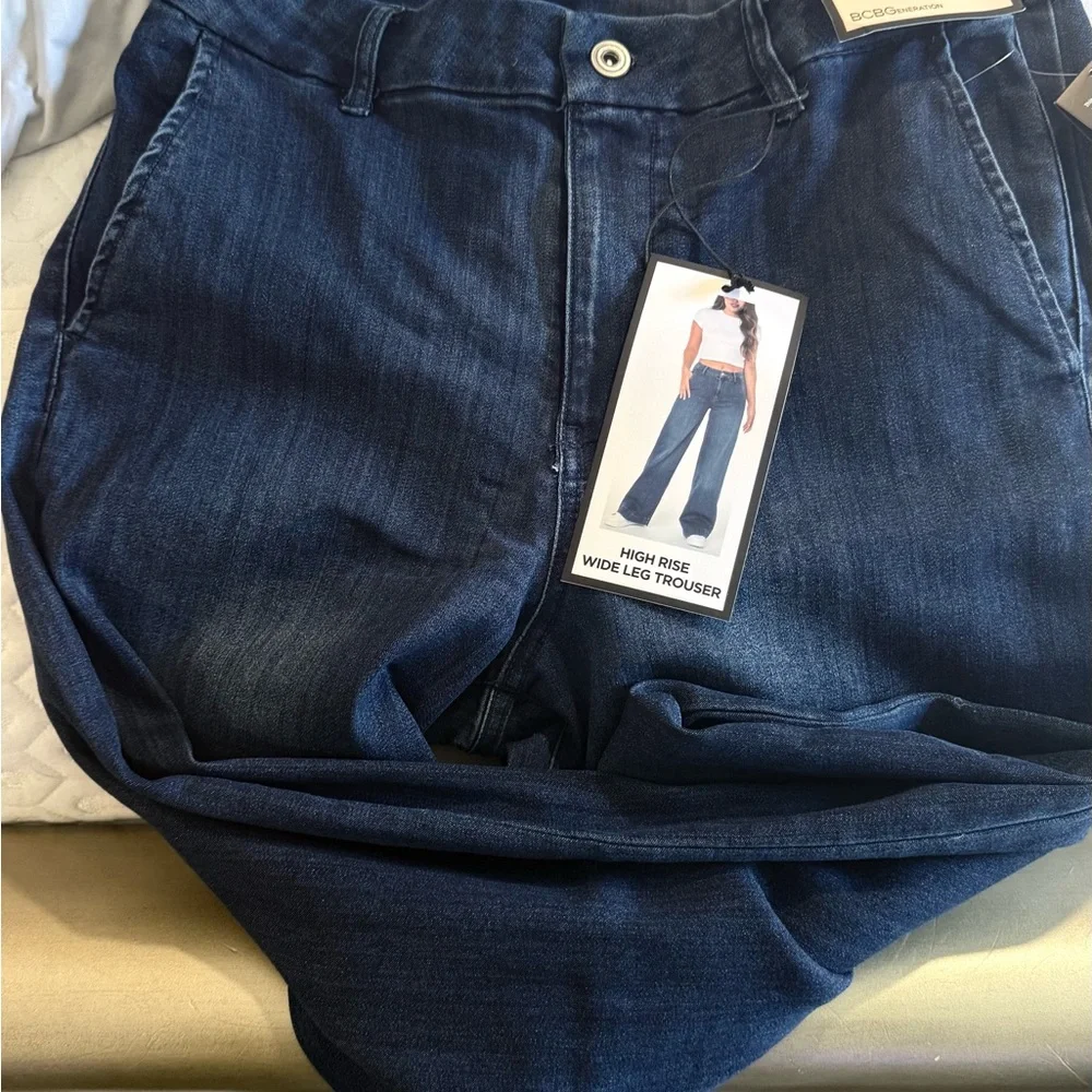 BCBGeneration High Rise Light Blue Jeans - Picture 5 of 7
